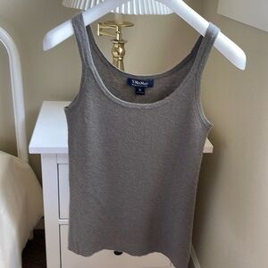 MaxMara Cashmere Olive tank top